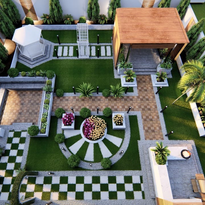 صيانة وتصميم الحدائق